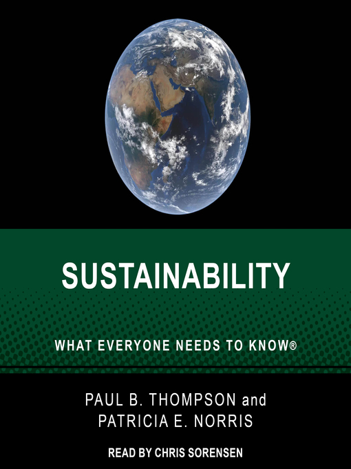 Title details for Sustainability by Paul B. Thompson - Wait list